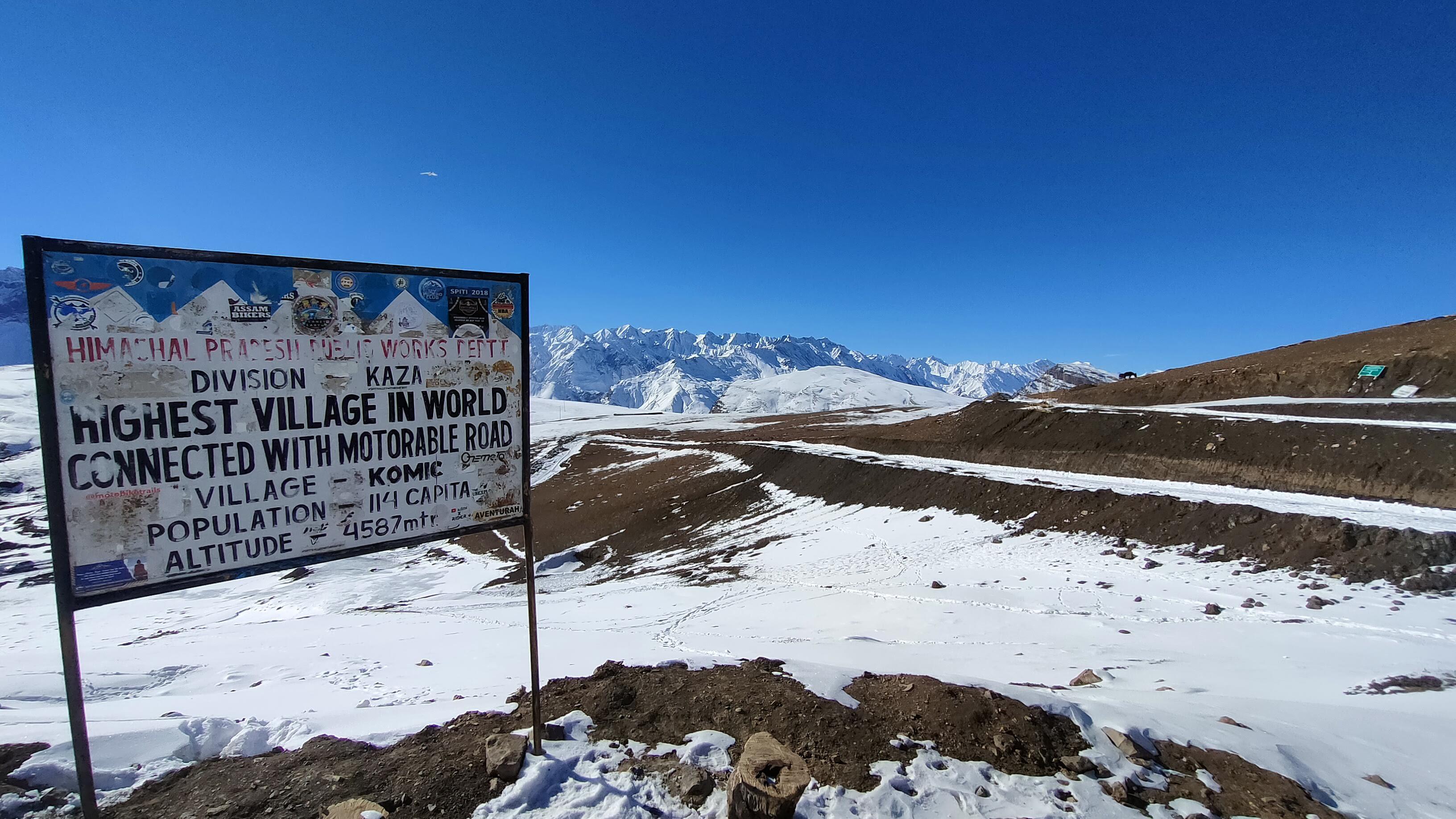 Spiti Winter Homestay Trip scenery 2